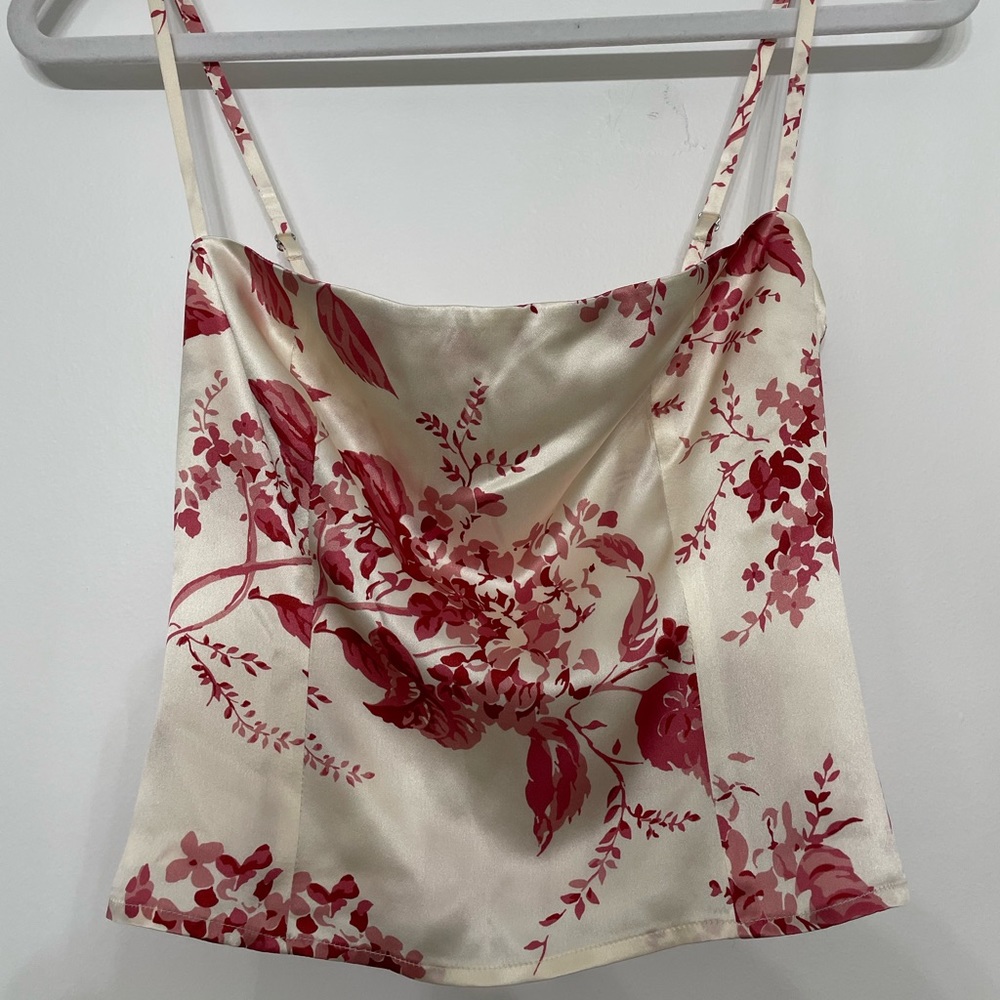 Brand New Reformation Overland Silk Top